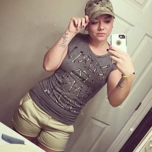 EUC· Sliced t shirt born to raise hell moto style